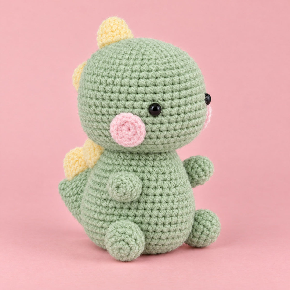 Le petit dino, de face